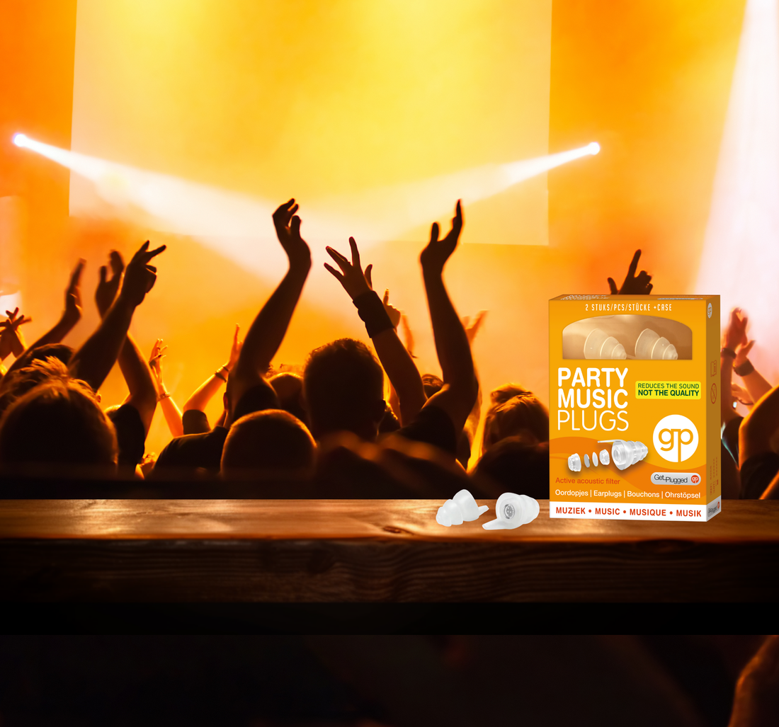 Geniet van muziek zonder gehoorschade met Get Plugged