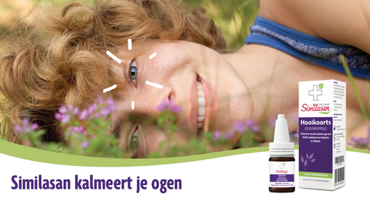 Similasan kalmeert de ogen.